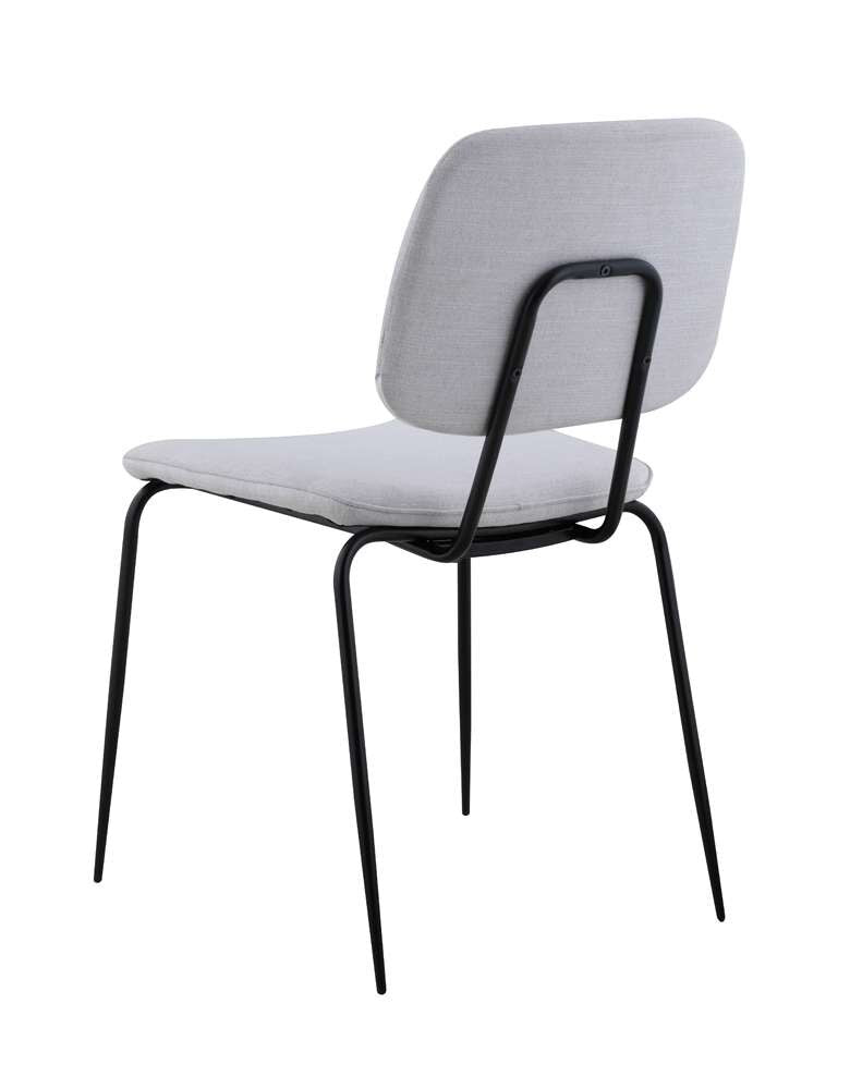 Chintaly - Bertha Contemporary Dining Set w/ Rectangular Glass Table & 4 Chairs - BERTHA-5PC veiw 11