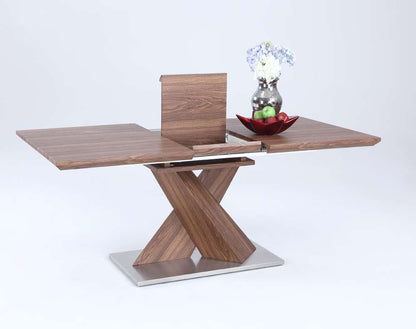 Chintaly - Bethany Modern Extendable Laminated Wood Dining Table - BETHANY-DT veiw 2