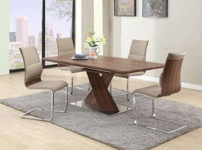 Chintaly - Bethany Modern Extendable Laminated Wood Dining Table - BETHANY-DT veiw 4