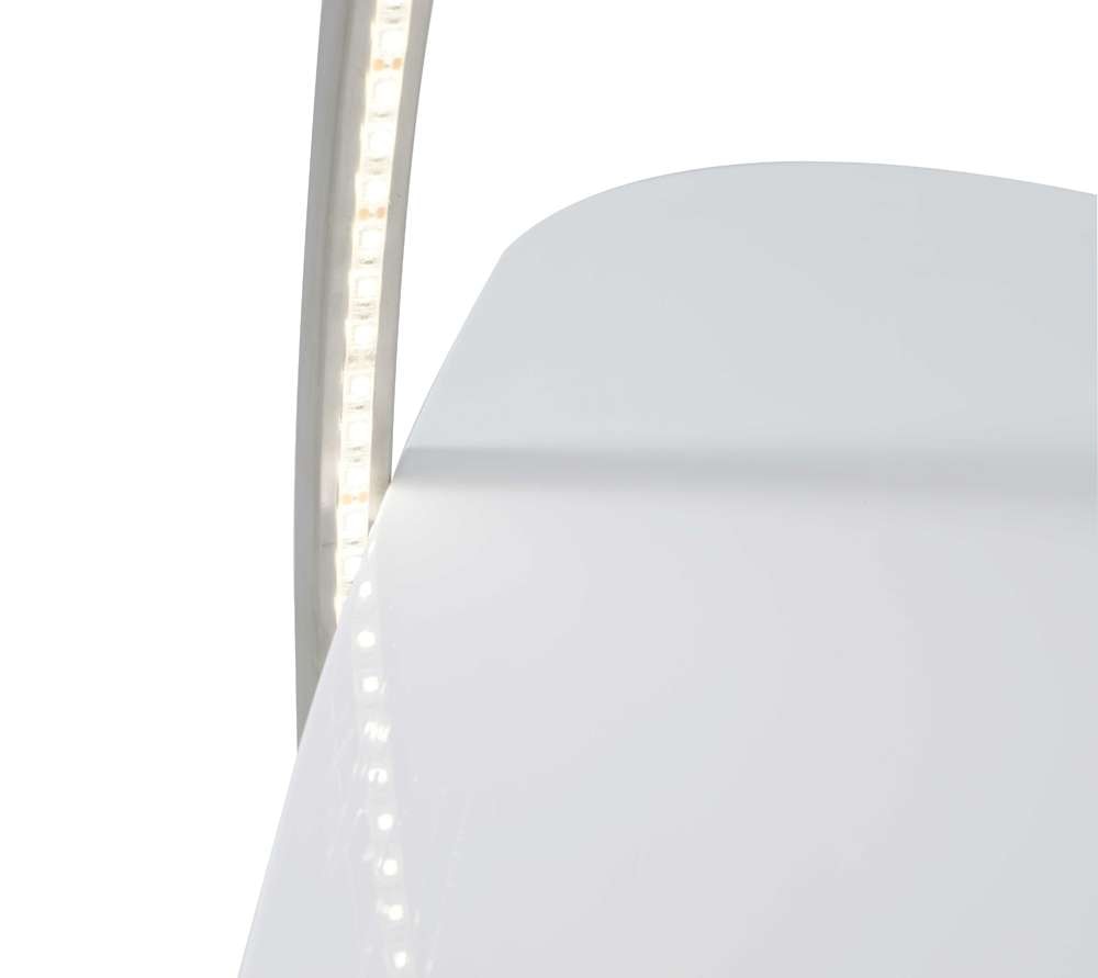 Chintaly - Bowery Contemporary Bar w/ Customizable LED Lights & Bottle Racks - BOWERY-BAR-WHT veiw 6