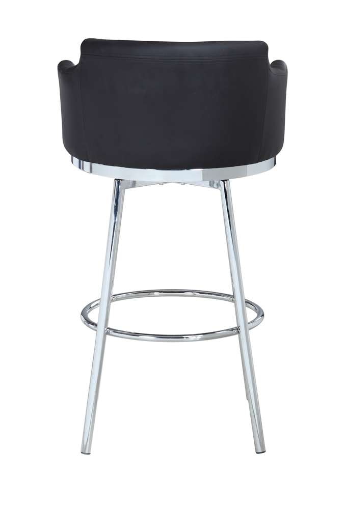 Chintaly - Club Counter Stool With Memory Swivel - DUSTY-CS-BLK veiw 3