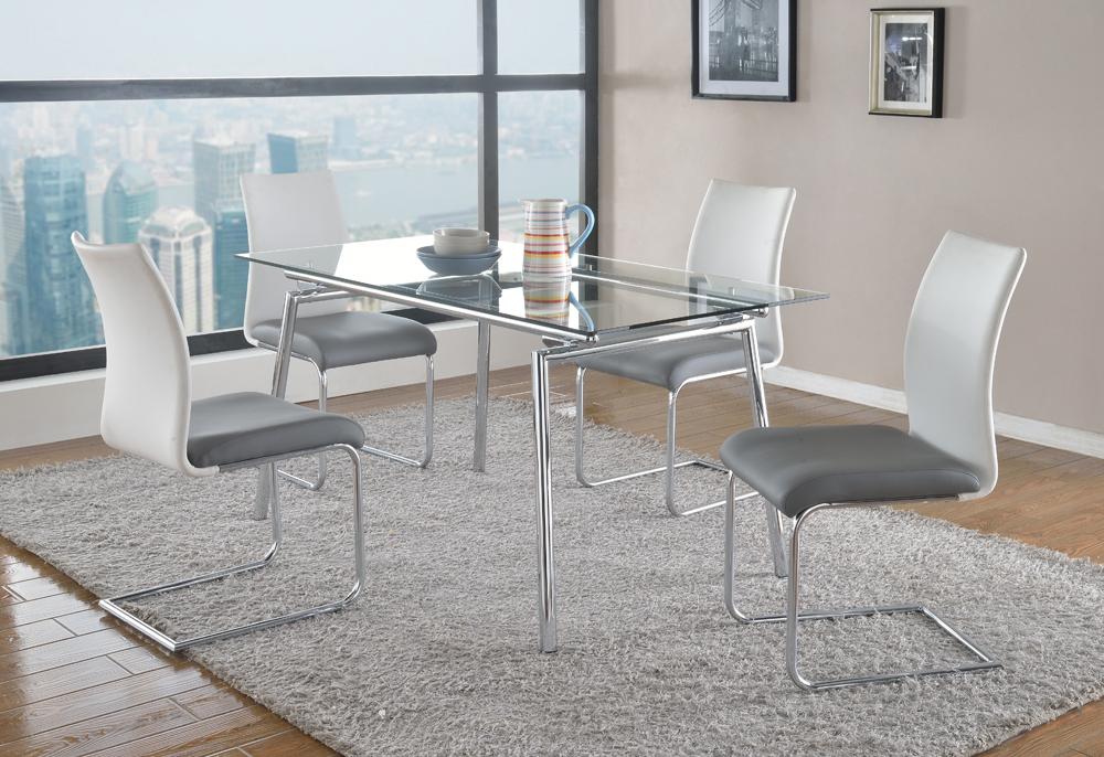 Chintaly - Colleen Dining Table - COLLEEN-DT-CHR veiw 2