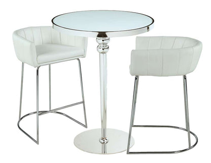 Chintaly - Denise Contemporary Pub Set with Counter Table & 2 Stools - DENISE-3PC veiw 1