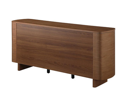 Chintaly - EDEN-BUF - Modern All-wood Buffet w/ 2 Shelves & 3 Drawers - EDEN-BUF veiw 4