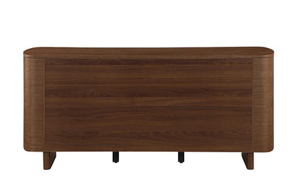 Chintaly - EDEN-BUF - Modern All-wood Buffet w/ 2 Shelves & 3 Drawers - EDEN-BUF veiw 6