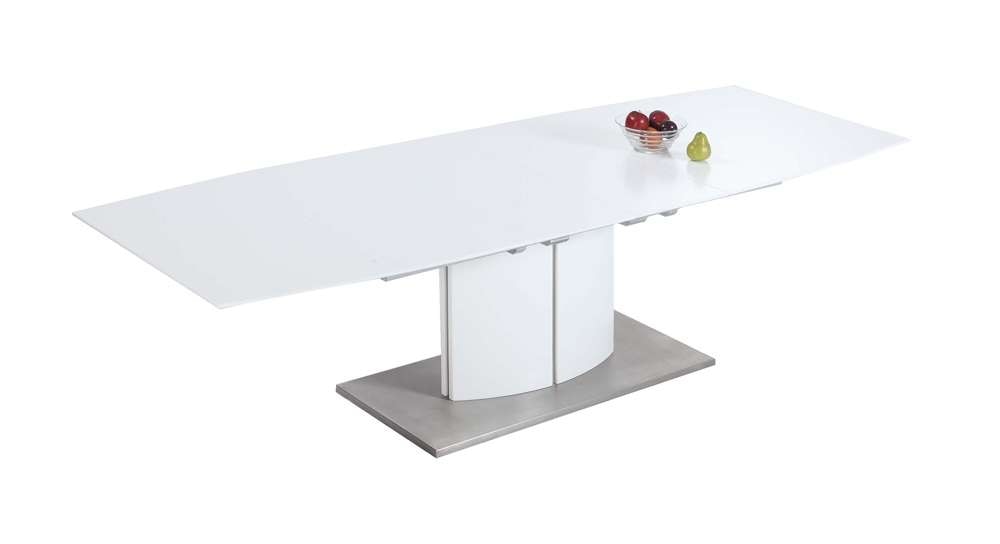 Chintaly - Elizabeth - Extendable Wooden Dining Table w/ Steel Base Plate - ELIZABETH-DT veiw 1