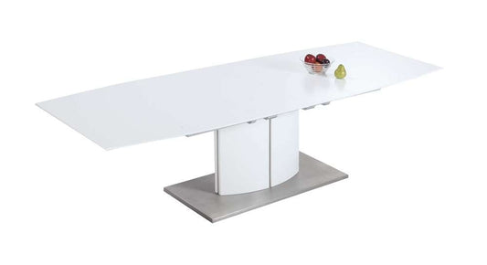 Chintaly - Elizabeth - Extendable Wooden Dining Table w/ Steel Base Plate - ELIZABETH-DT veiw 1