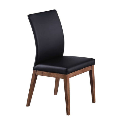 Chintaly - Emma - Curved Back Side Chair w/ Solid Wood Frame - (Set of 2) - EMMA-SC-BLK veiw 1