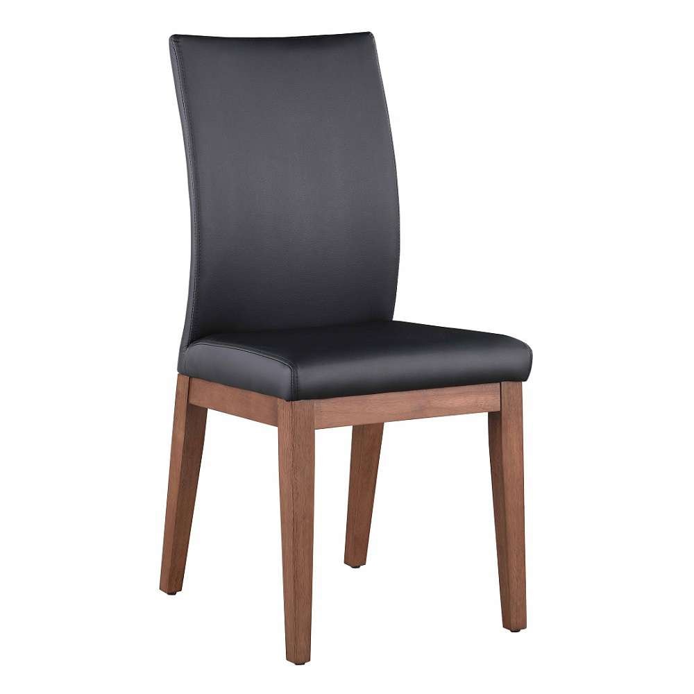 Chintaly - Emma - Curved Back Side Chair w/ Solid Wood Frame - (Set of 2) - EMMA-SC-BLK veiw 5