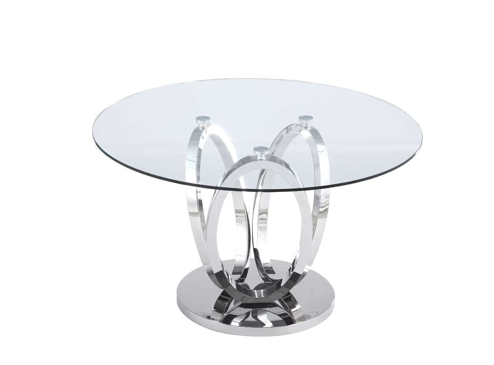 Chintaly - Evelyn 5 Pieces Dining Set Table With 4 Side Chairs - EVELYN-5PC-POL veiw 3