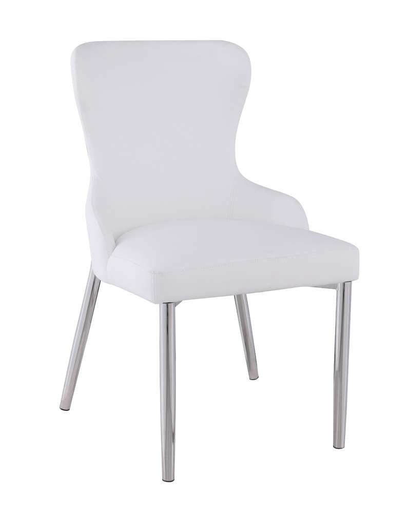 Chintaly - Evelyn 5 Pieces Dining Set Table With 4 Side Chairs - EVELYN-5PC-POL veiw 4
