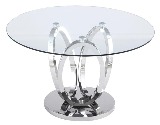 Chintaly - Evelyn Dining Table - EVELYN-DT-POL veiw 1