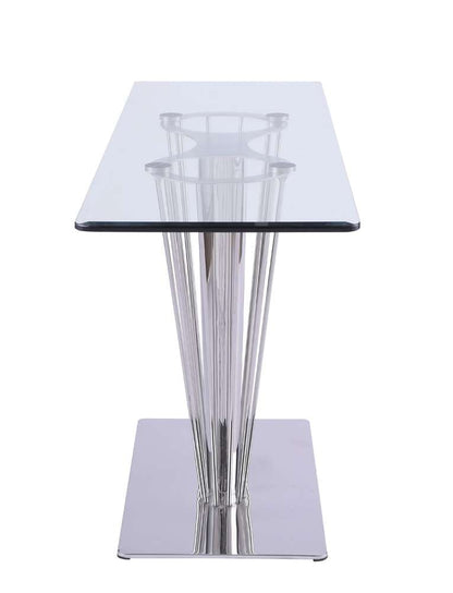 Chintaly - Fernanda Contemporary Glass Sofa Table - FERNANDA-ST veiw 4