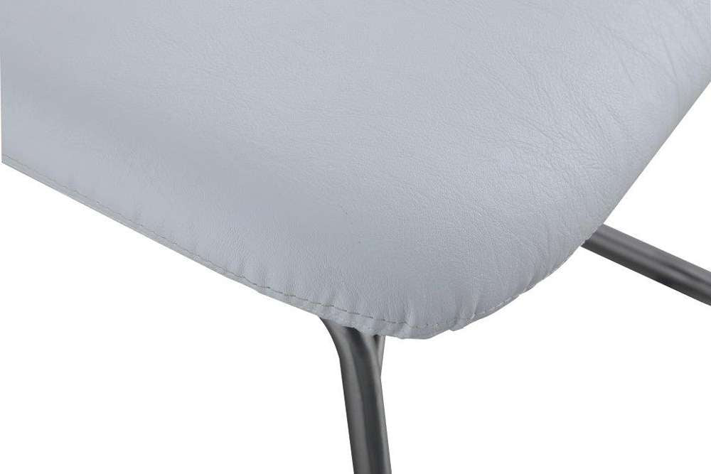 Chintaly - Gretchen - Contemporary Curved-Back Side Chair w/ Sled Base - (Set of 2) - GRETCHEN-SC-WHT veiw 7