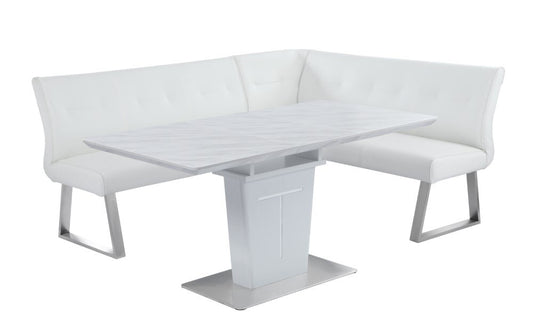 Chintaly - Gwen 2 Piece Dining Set (Table + Nook) - GWEN-2PC veiw 2
