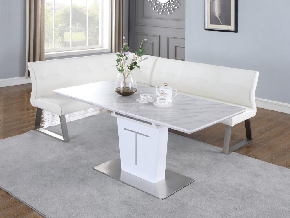 Chintaly - Gwen 2 Piece Dining Set (Table + Nook) - GWEN-2PC veiw 3