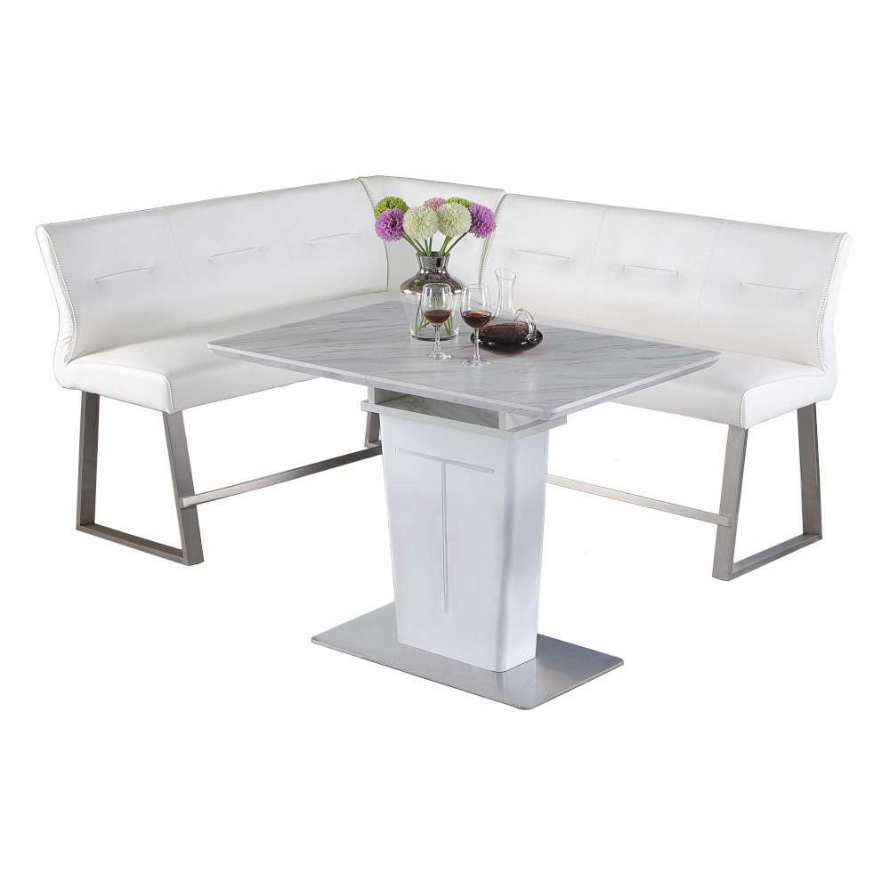 Chintaly - Gwen - Contemporary Dining Counter Set w/ Extendable Table and Reversible Nook - GWEN-CNT-2PC veiw 1