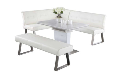 Chintaly - Gwen - Contemporary Dining Set w/ Extendable Table, Nook & Bench - GWEN-3PC veiw 3