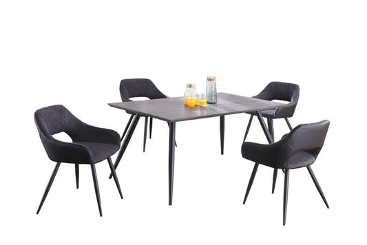 Chintaly - Henriet Contemporary Dining Set w/ Table & Chairs - HENRIET-5PC veiw 1