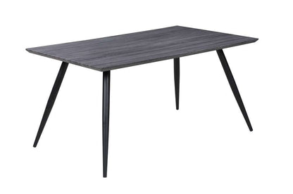 Chintaly - Henriet Contemporary Dining Table w/ Melamine Wooden Top - HENRIET-DT veiw 1
