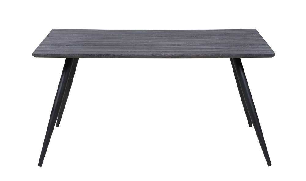 Chintaly - Henriet Contemporary Dining Table w/ Melamine Wooden Top - HENRIET-DT veiw 2
