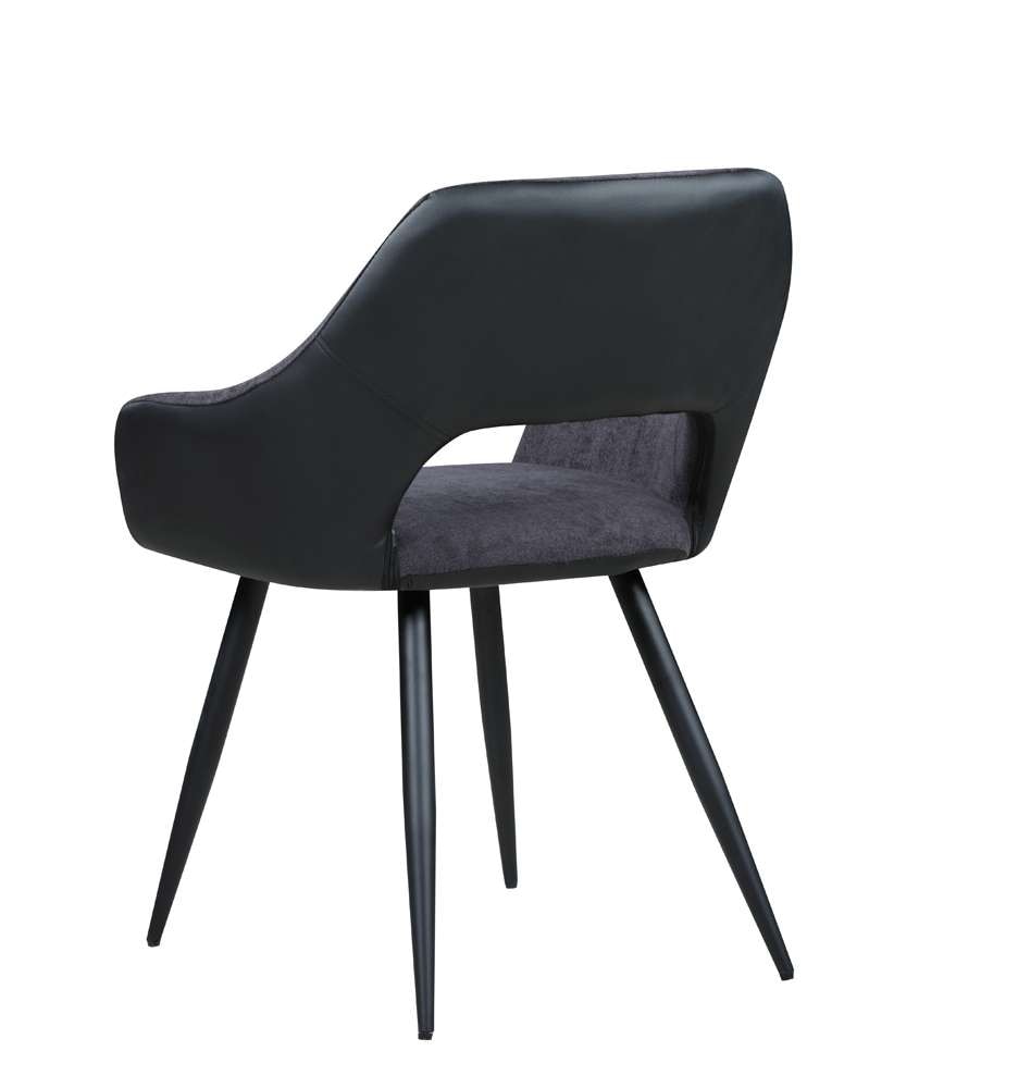 Chintaly - Henriet Contemporary Open-Back Side Chair (Set of 2) - HENRIET-SC-GRY veiw 3