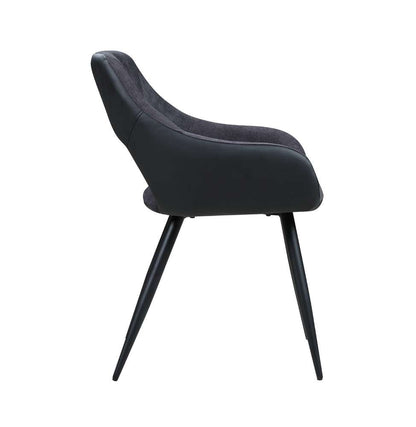 Chintaly - Henriet Contemporary Open-Back Side Chair (Set of 2) - HENRIET-SC-GRY veiw 5
