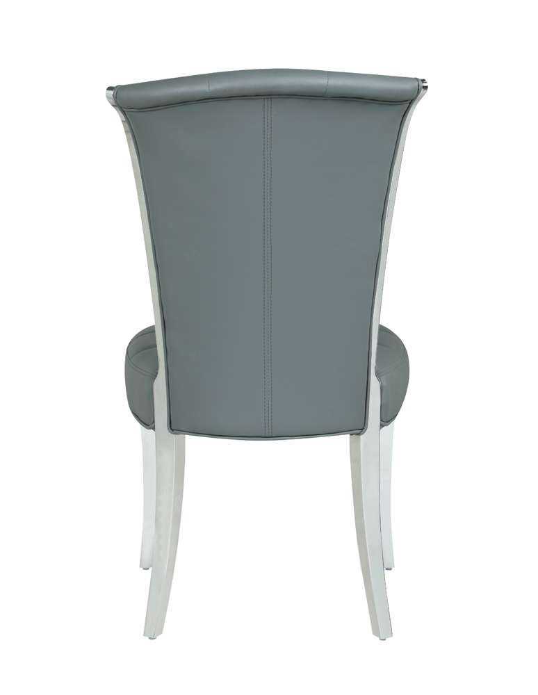 Chintaly - Iris Contemporary Tufted Side Chair (Set of 2) - IRIS-SC-GRY veiw 6