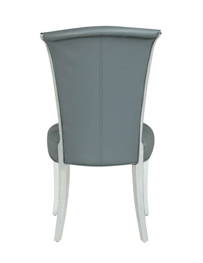 Chintaly - Iris Contemporary Tufted Side Chair (Set of 2) - IRIS-SC-GRY veiw 6