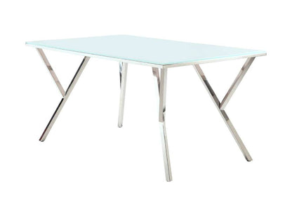 Chintaly - Jade Starphire Glass Dining Table - JADE-DT veiw 1