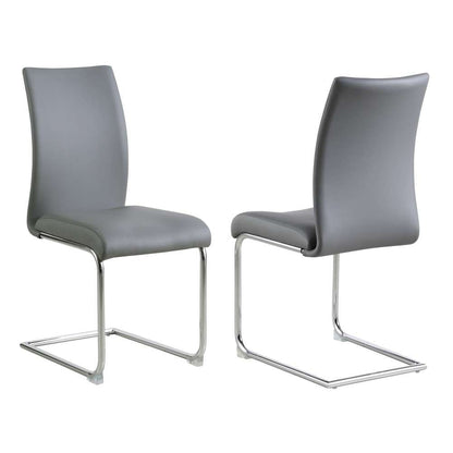 Chintaly - Jane Modern Contour Back Cantilever Side Chair (Set of 4) - JANE-SC-GRY veiw 1