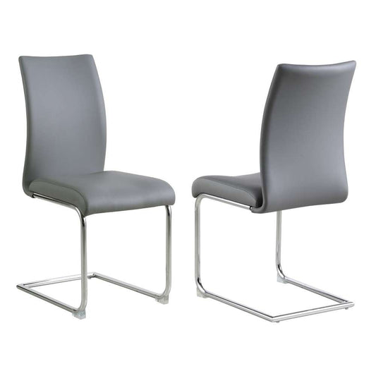 Chintaly - Jane Modern Contour Back Cantilever Side Chair (Set of 4) - JANE-SC-GRY veiw 1