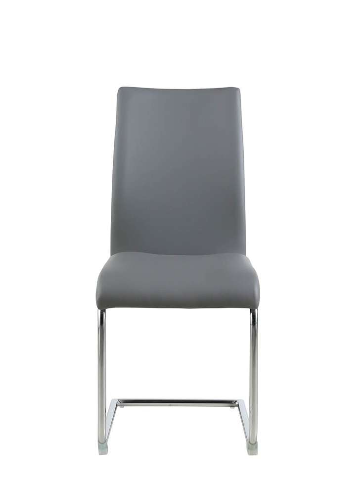 Chintaly - Jane Modern Contour Back Cantilever Side Chair (Set of 4) - JANE-SC-GRY veiw 2