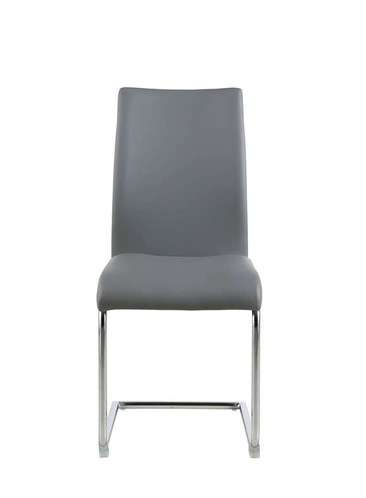 Chintaly - Jane Modern Contour Back Cantilever Side Chair (Set of 4) - JANE-SC-GRY veiw 2