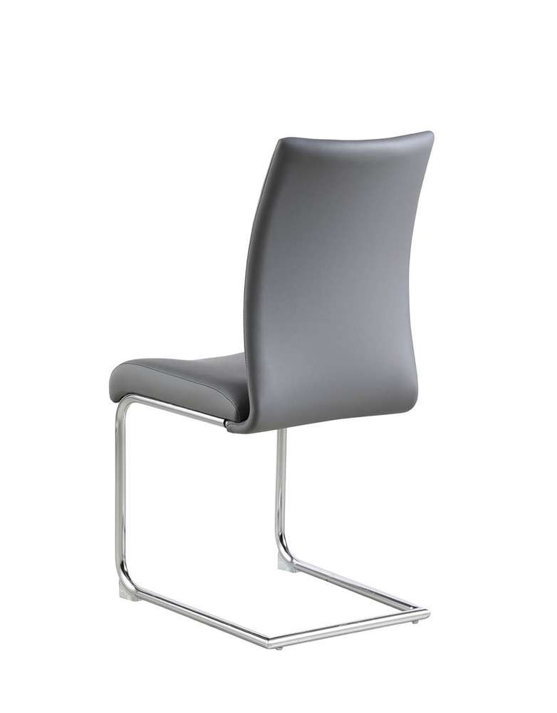 Chintaly - Jane Modern Contour Back Cantilever Side Chair (Set of 4) - JANE-SC-GRY veiw 4