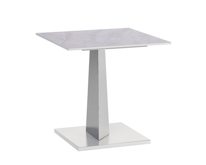 Chintaly - JENNIFER - Contemporary Sintered Stone Top Lamp Table w/ Steel Base - JENNIFER-LT veiw 1
