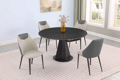 Chintaly - JOCELYN - Contemporary Motion Extendable Top w/ Steel Base - JOCELYN-DT veiw 6