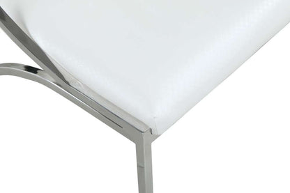 Chintaly - Josie Contemporary Open Frame Side Chair (Set of 2) - JOSIE-SC-WHT veiw 5