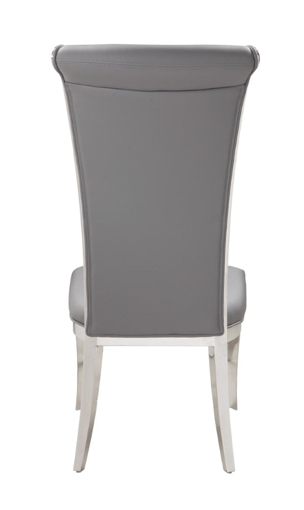 Chintaly - Joy Contemporary High-Back Side Chair (Set of 2) - JOY-SC-GRY-PU veiw 4