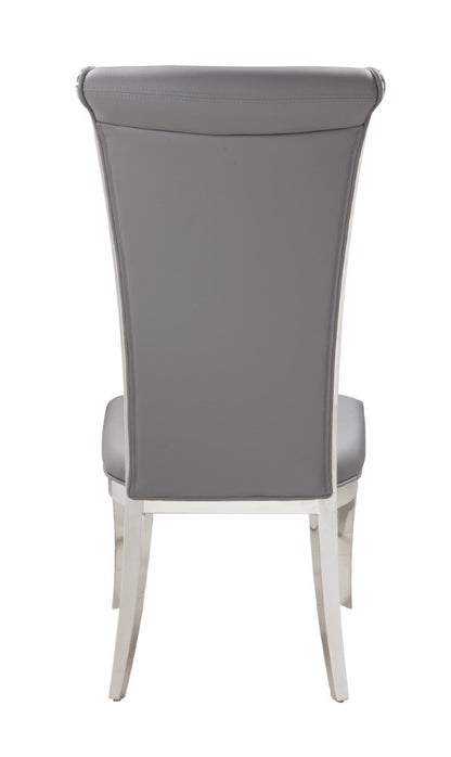 Chintaly - Joy Contemporary High-Back Side Chair (Set of 2) - JOY-SC-GRY-PU veiw 4