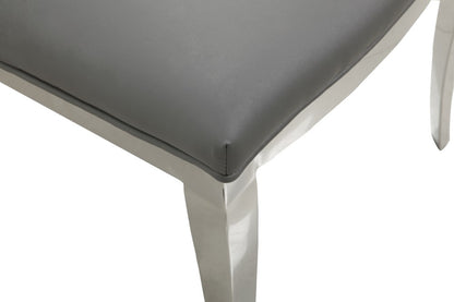 Chintaly - Joy Contemporary High-Back Side Chair (Set of 2) - JOY-SC-GRY-PU veiw 6