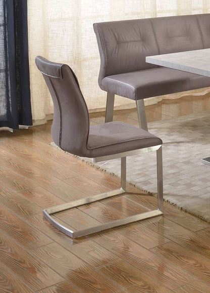 Chintaly - Kalinda Cantilever Side Chair (Set of 2) - KALINDA-SC-GRY veiw 4