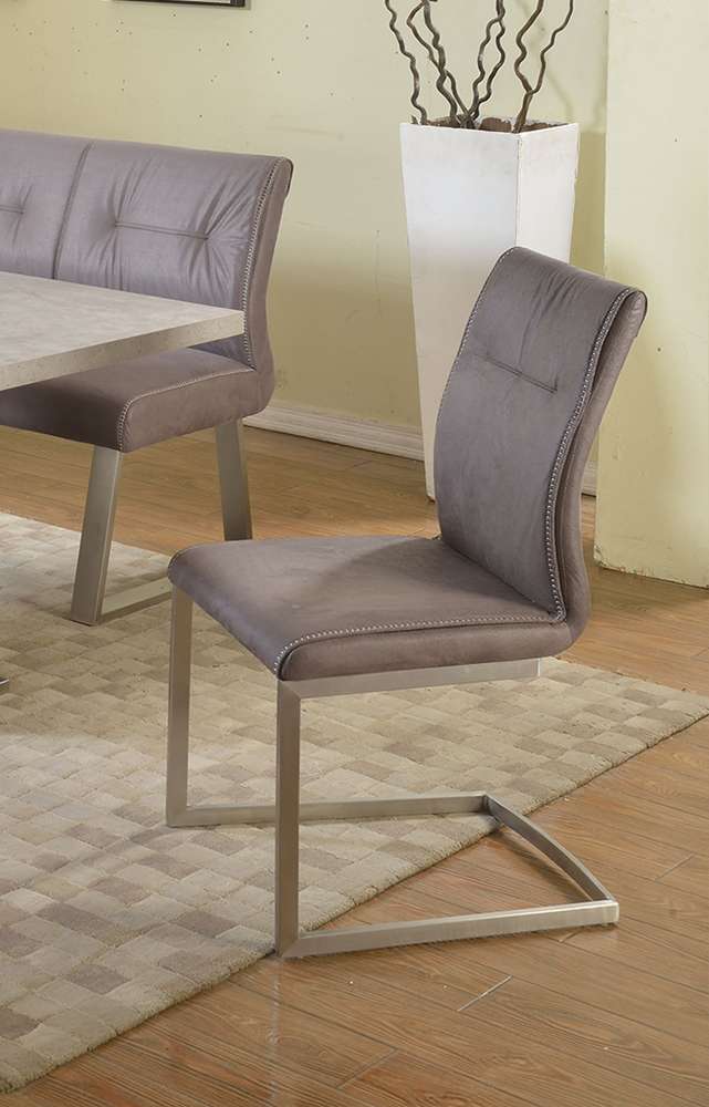 Chintaly - Kalinda Cantilever Side Chair (Set of 2) - KALINDA-SC-GRY veiw 6