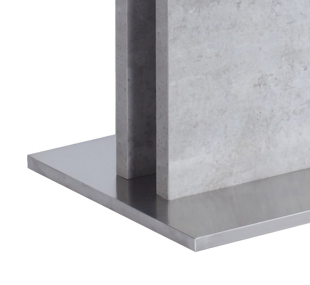 Chintaly - Kalinda Contemporary Butterly-Extendable Melamine Dining Table - KALINDA-DT view 4