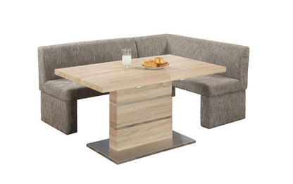 Chintaly - Labrenda - Modern Dining Set w/ Extendable Table & Upholstered Nook - LABRENDA-2 PC NOOK veiw 1