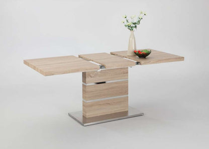 CHINTALY - Labrenda 32inx 51in Veneered Wooden Top with Self-storing Extension - LABRENDA-DT veiw 3