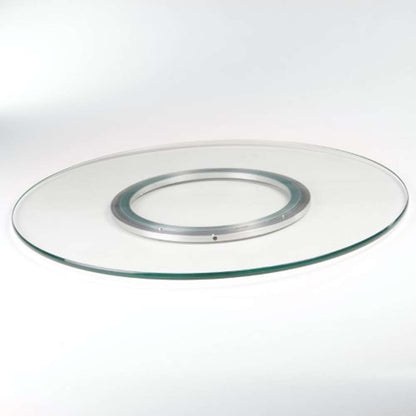 Chintaly - Lazy Susan Round Clear Glass Spinning Tray 24 - LAZY-SUSAN-24N veiw 1