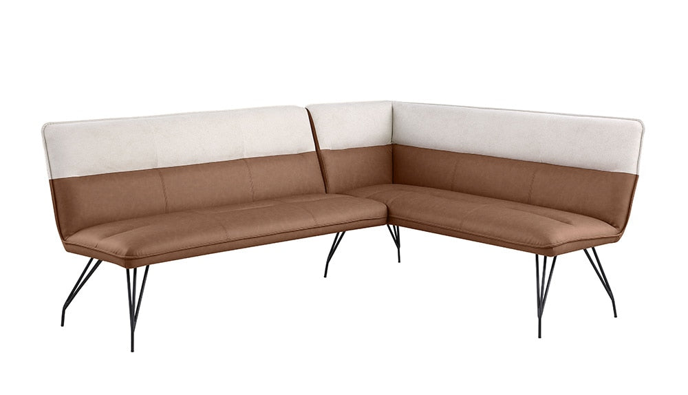 Chintaly - LILLIAN - 2-Tone Nook w/ Steel Legs - LILLIAN-NOOK-2TONE veiw 1