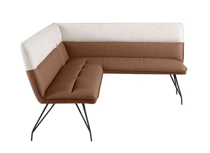 Chintaly - LILLIAN - 2-Tone Nook w/ Steel Legs - LILLIAN-NOOK-2TONE veiw 3