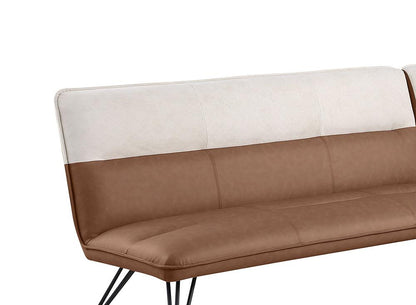 Chintaly - LILLIAN - 2-Tone Nook w/ Steel Legs - LILLIAN-NOOK-2TONE veiw 6
